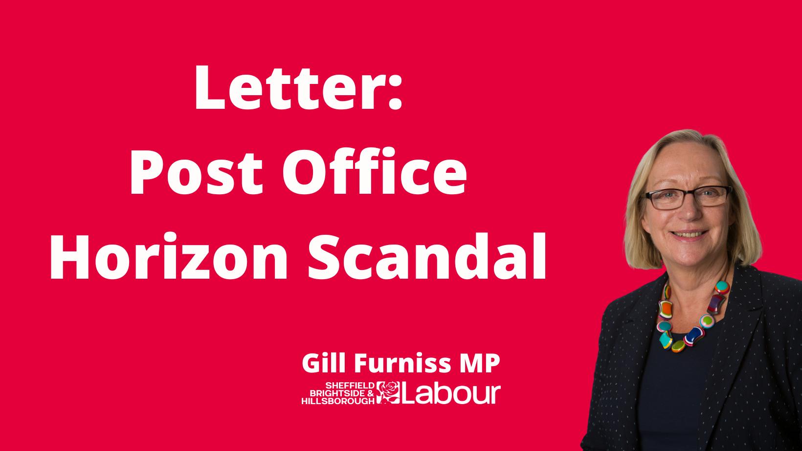 Letter: Post Office Horizon Scandal