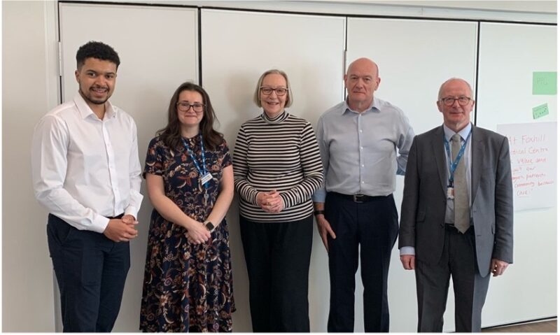 Gill Furniss MP with the staff of Fox Hill Medical Centre